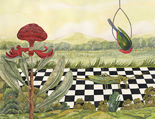Provenance ink and pencil on paper by Anna Glynn