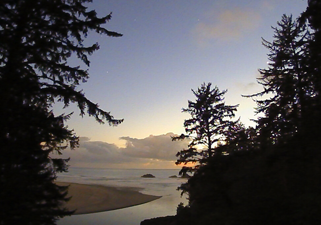 Estuary still image from time lapse